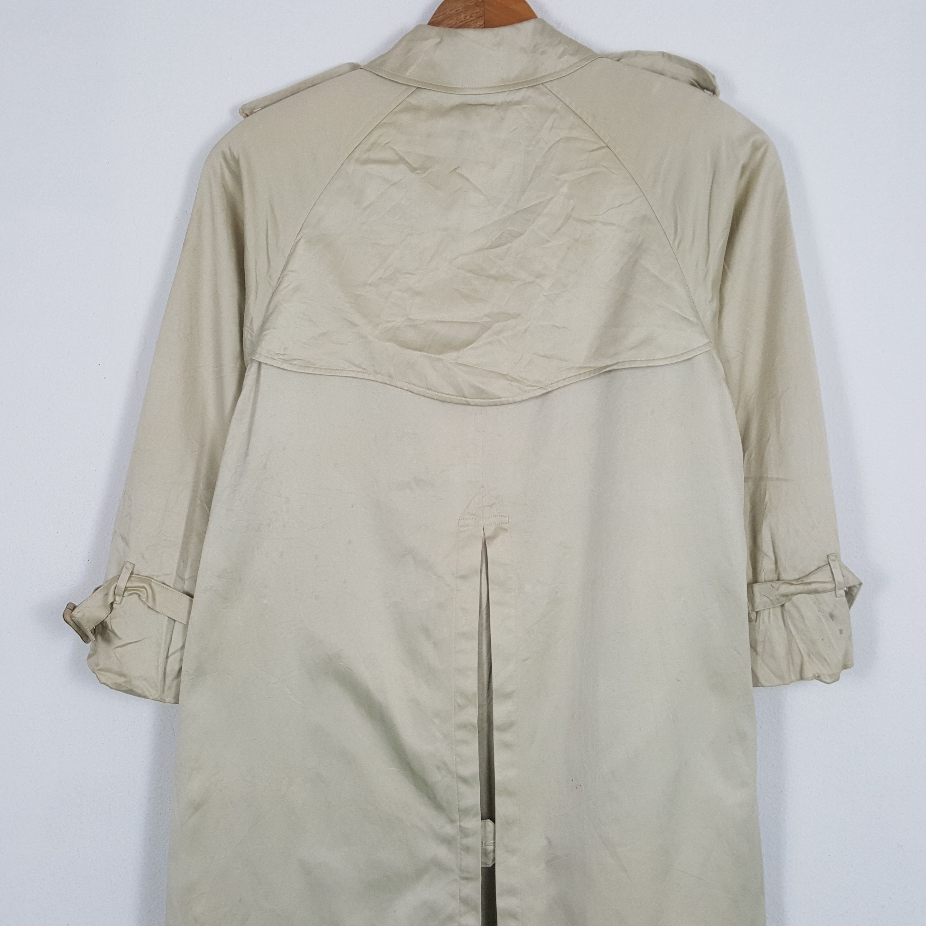 Vintage Burberry's Fashion Brand Style Trench Coat Jacket