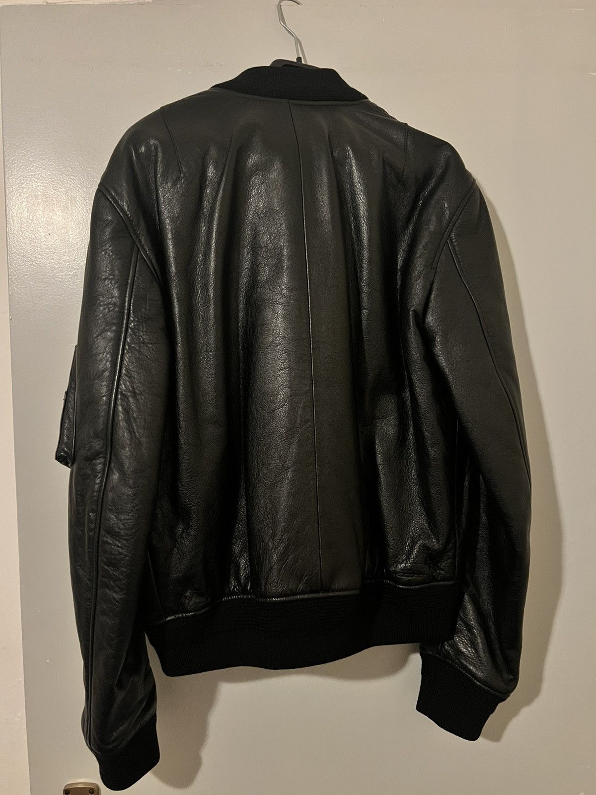Saint Laurent Paris Saint Laurent MA-1 Leather Bomber Jacket Size US M / EU 48-50 / 2 - 2 Thumbnail