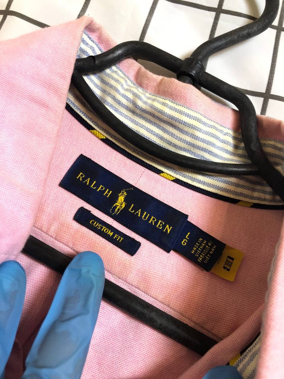 Polo Ralph Lauren Ralph Lauren Shirt Mens Purple Striped Custom Fit Small Pony Size US L / EU 52-54 / 3 - 9 Thumbnail