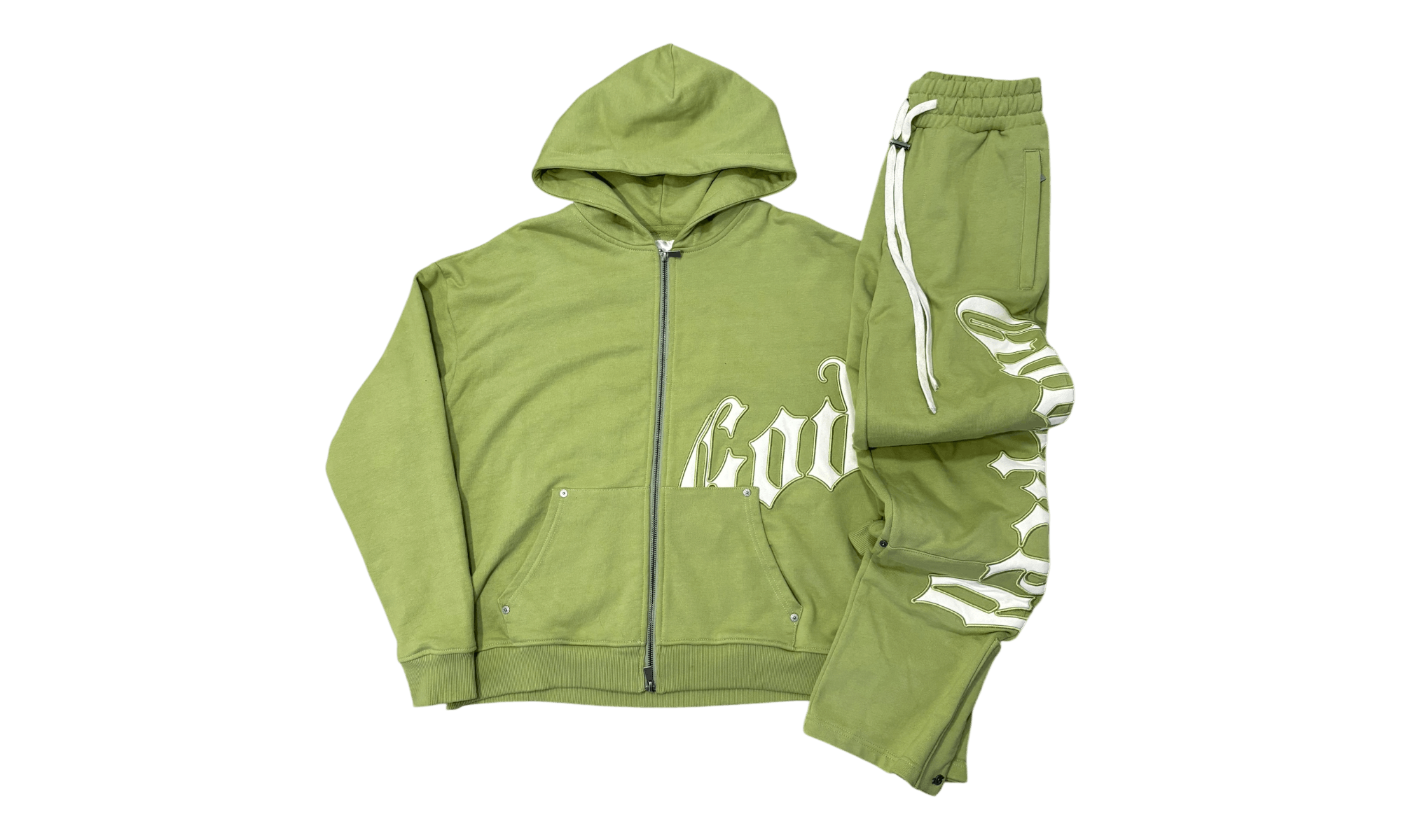 Godspeed OG Logo v2 Guacamole Sweatsuit (PreOwned) Size US 30 / EU 46 - 1 Thumbnail