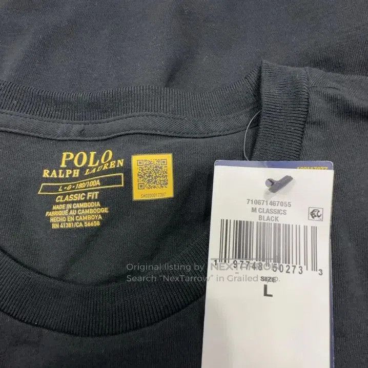 Polo Ralph Lauren Polo Ralph Lauren Men's Black Long. Size US L / EU 52-54 / 3 - 4 Thumbnail