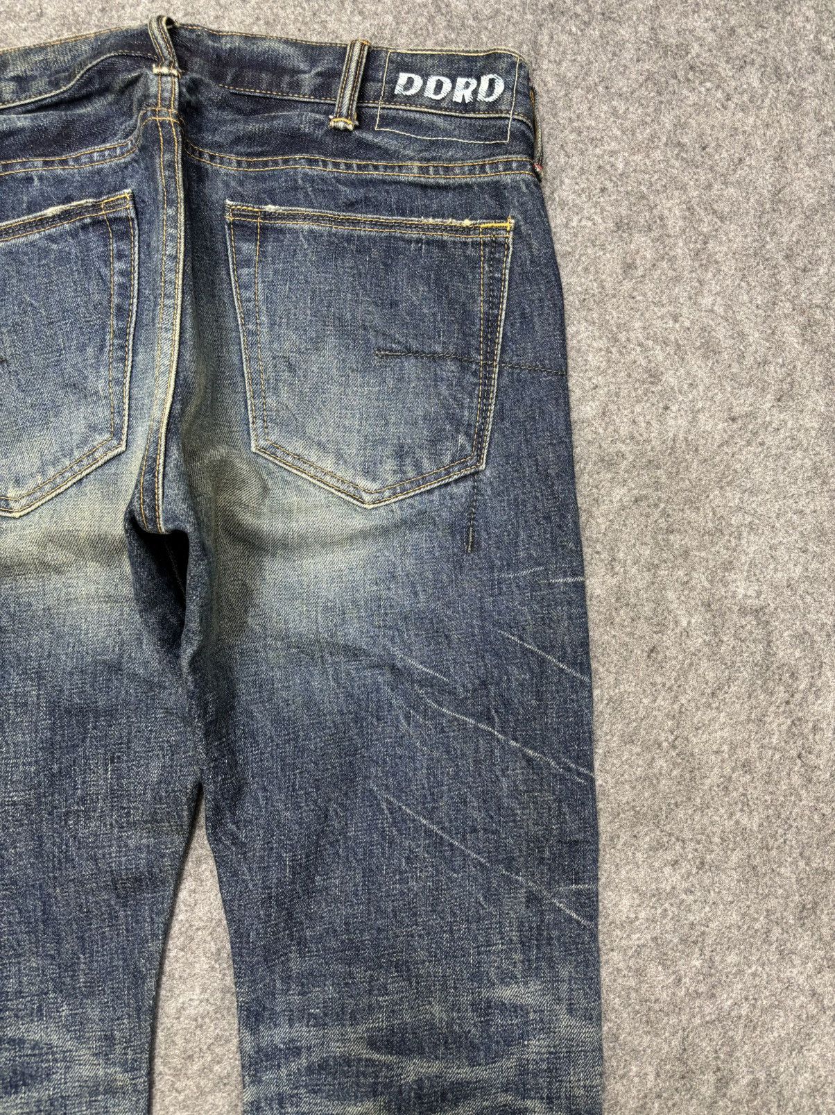 Japanese Brand 💥90s Denim Character💥DDRD Skinny Blue Wash Denim F640 Size US 33 - 10 Thumbnail