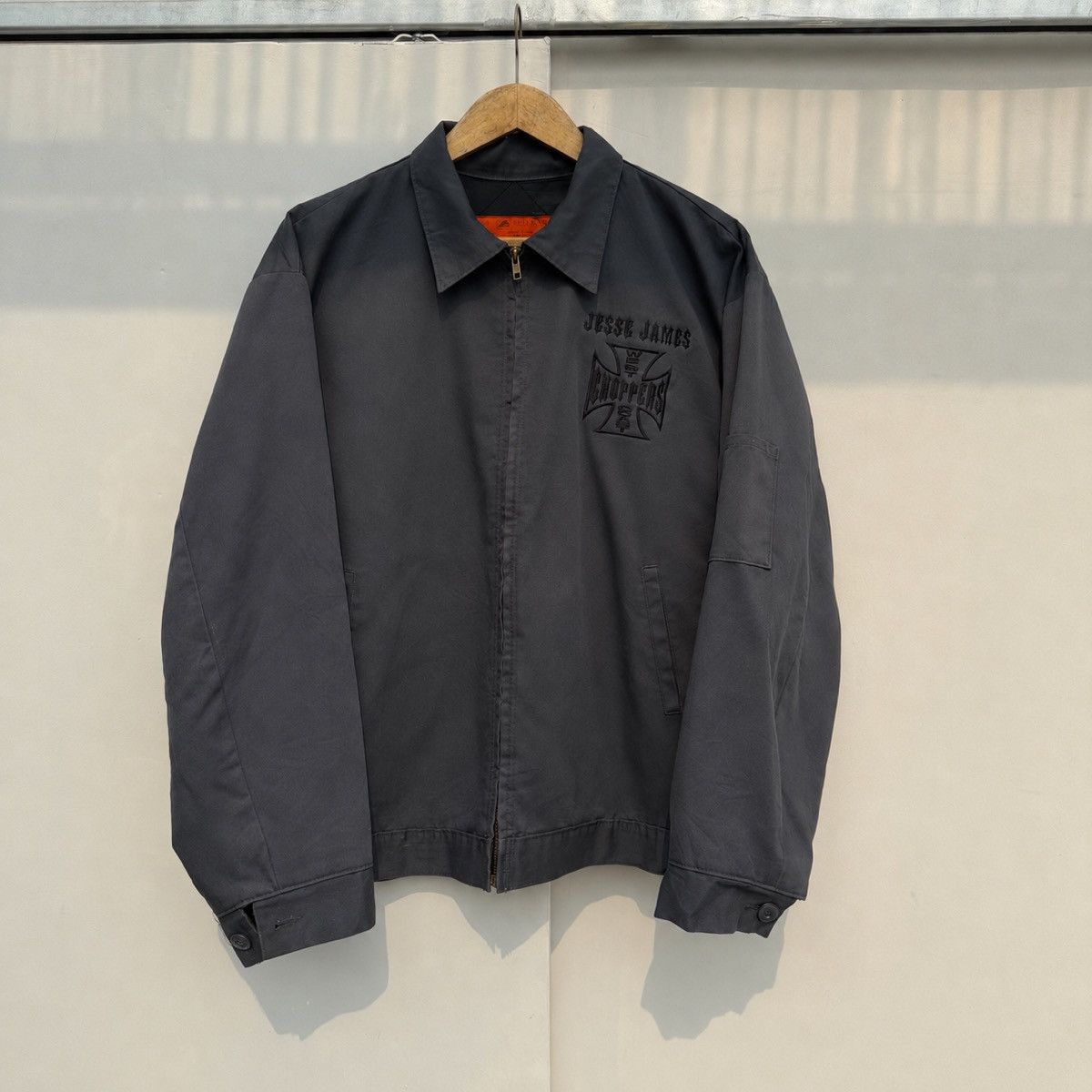 Vintage Jesse James West Coast Choppers Aramark Work jacket Size US L / EU 52-54 / 3 - 2 Thumbnail