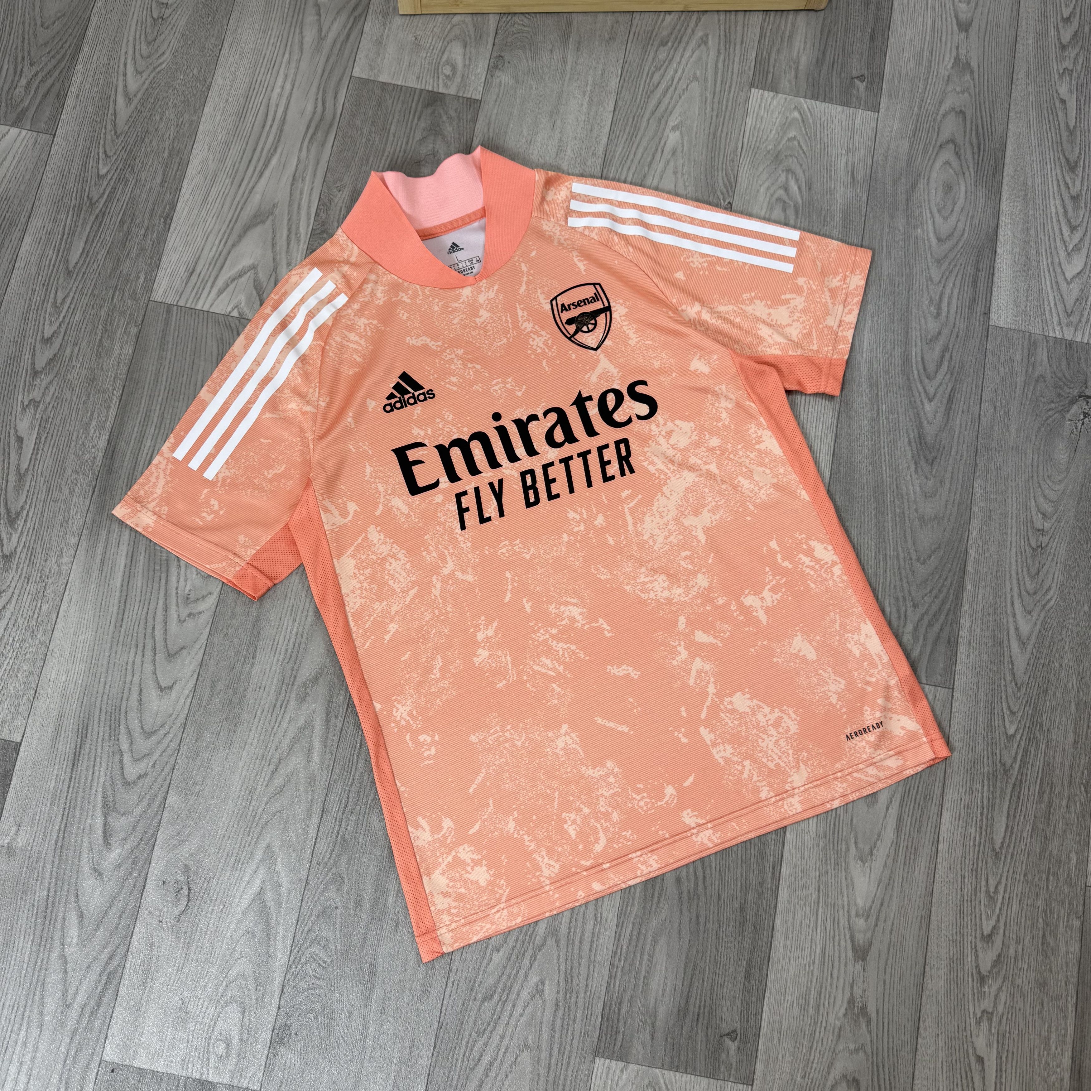Adidas Adidas Arsenal 2020 Soccer Football Orange Jersey Tee Shirt Size US L / EU 52-54 / 3 - 2 Thumbnail