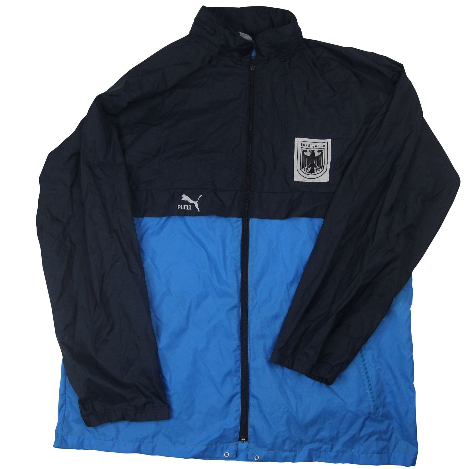Puma × Vintage Vintage Puma x German Military Packable Windbreaker Jacket Size US XXL / EU 58 / 5 - 1 Thumbnail