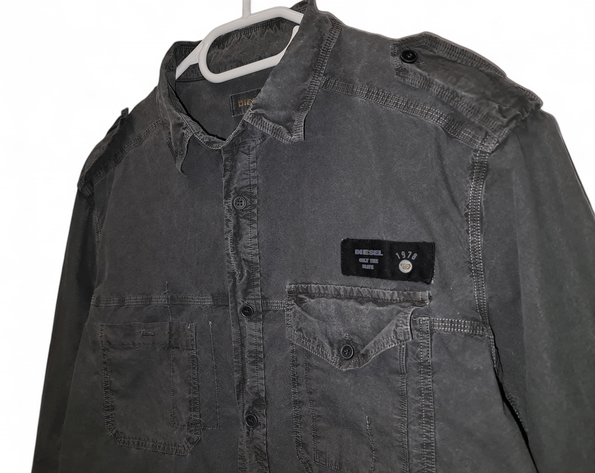 Diesel Diesel Shirt Siranella Military Style Size US L / EU 52-54 / 3 - 4 Thumbnail