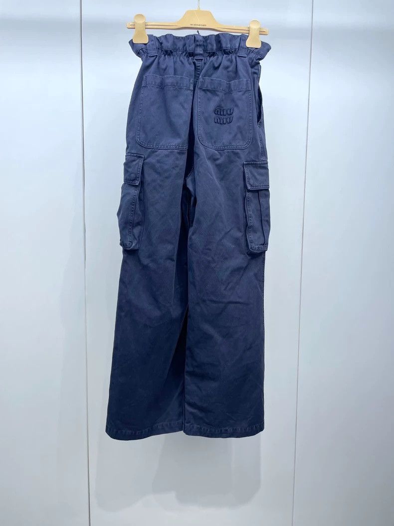 Prada Miu Miu Waisttye Straight Cargo Pants-2506 Size 35" - 2 Thumbnail