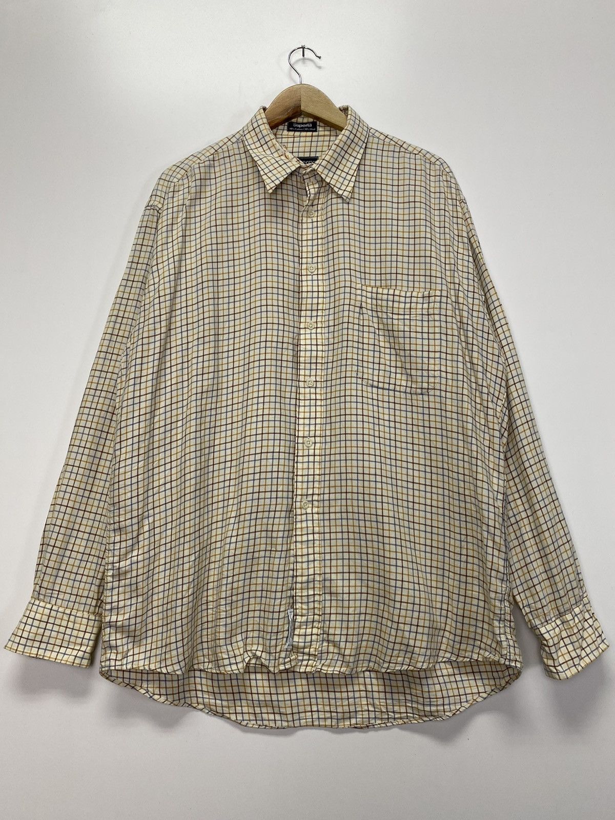 Burberry × Vintage Vintage Burberry Button up Size US L / EU 52-54 / 3 - 2 Thumbnail