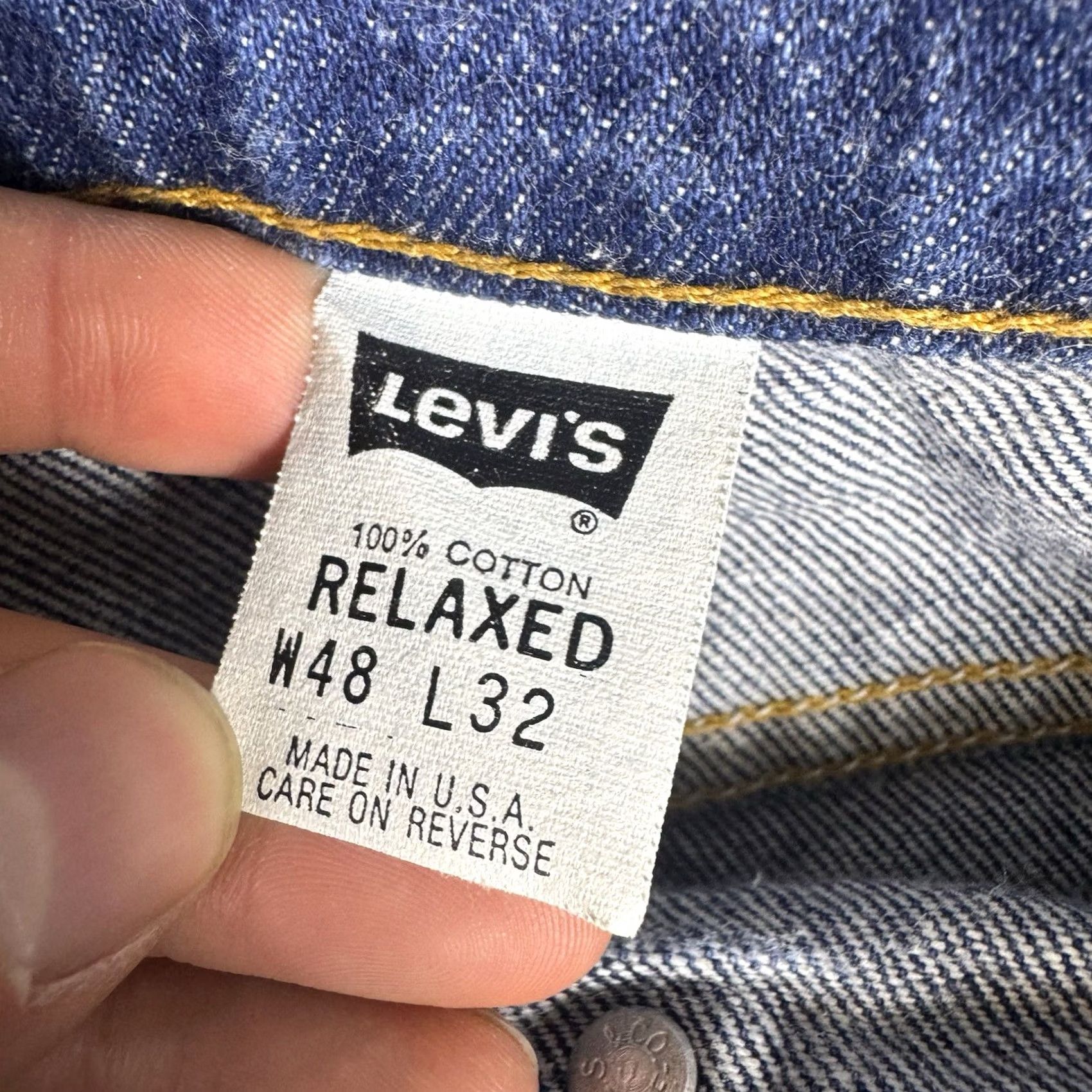 Levi's 2. Maximizes Search Visibility: Combines key features ("Vintage," "Levi'S," "540 Jeans," "Brown Tab") in a clear and prominent way Size US 32 / EU 48 - 2 Thumbnail