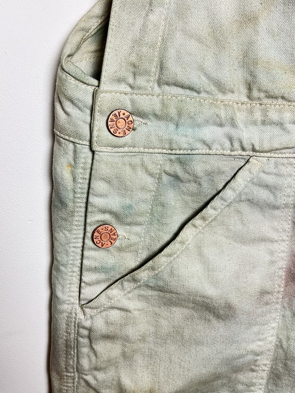 Acne Studios acne studios tie dye cargo painters work overalls Size US 33 - 6 Thumbnail