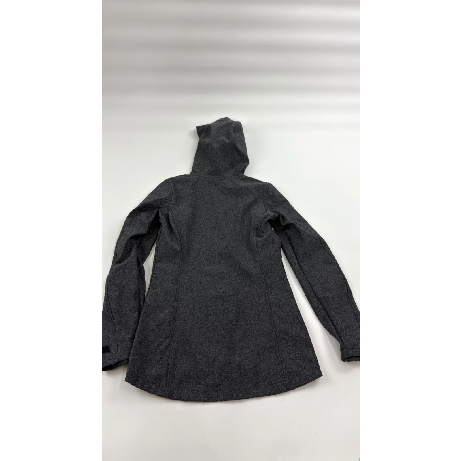Vintage REI Jacket Womens XS Gray Hooded Full Zip Softshell Outdoor Hiking Fleece Lined Size XS / US 0-2 / IT 36-38 - 5 Thumbnail