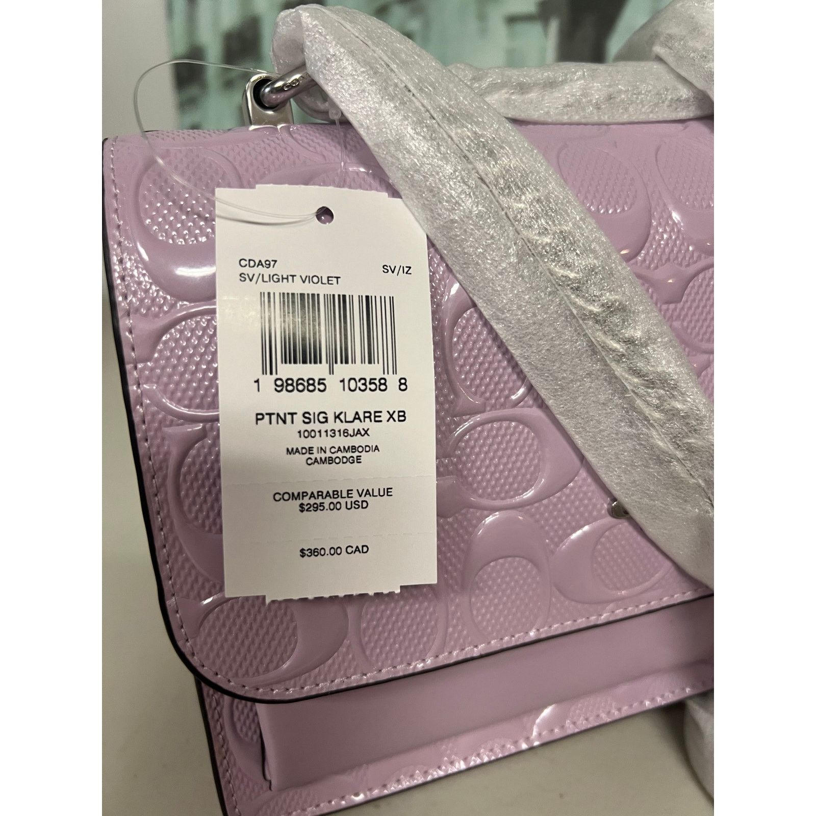 Coach Coach CDA97 Klare Crossbody Bag In Signature Leather Size ONE SIZE - 9 Thumbnail