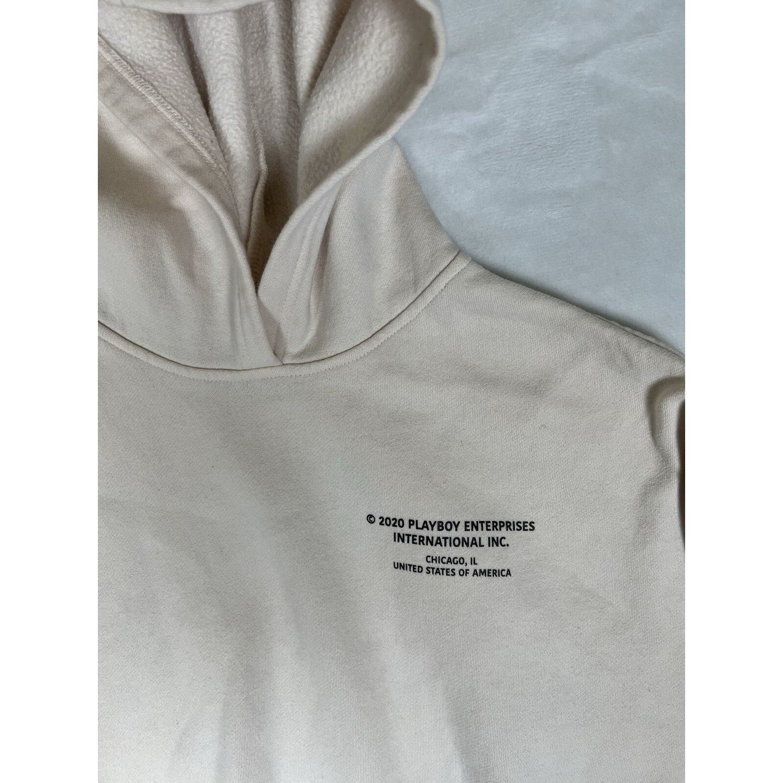Playboy Play Boy X Pac Sun Hoodie Sweatshirt Size Medium Beige 2020 Size US M / EU 48-50 / 2 - 3 Thumbnail