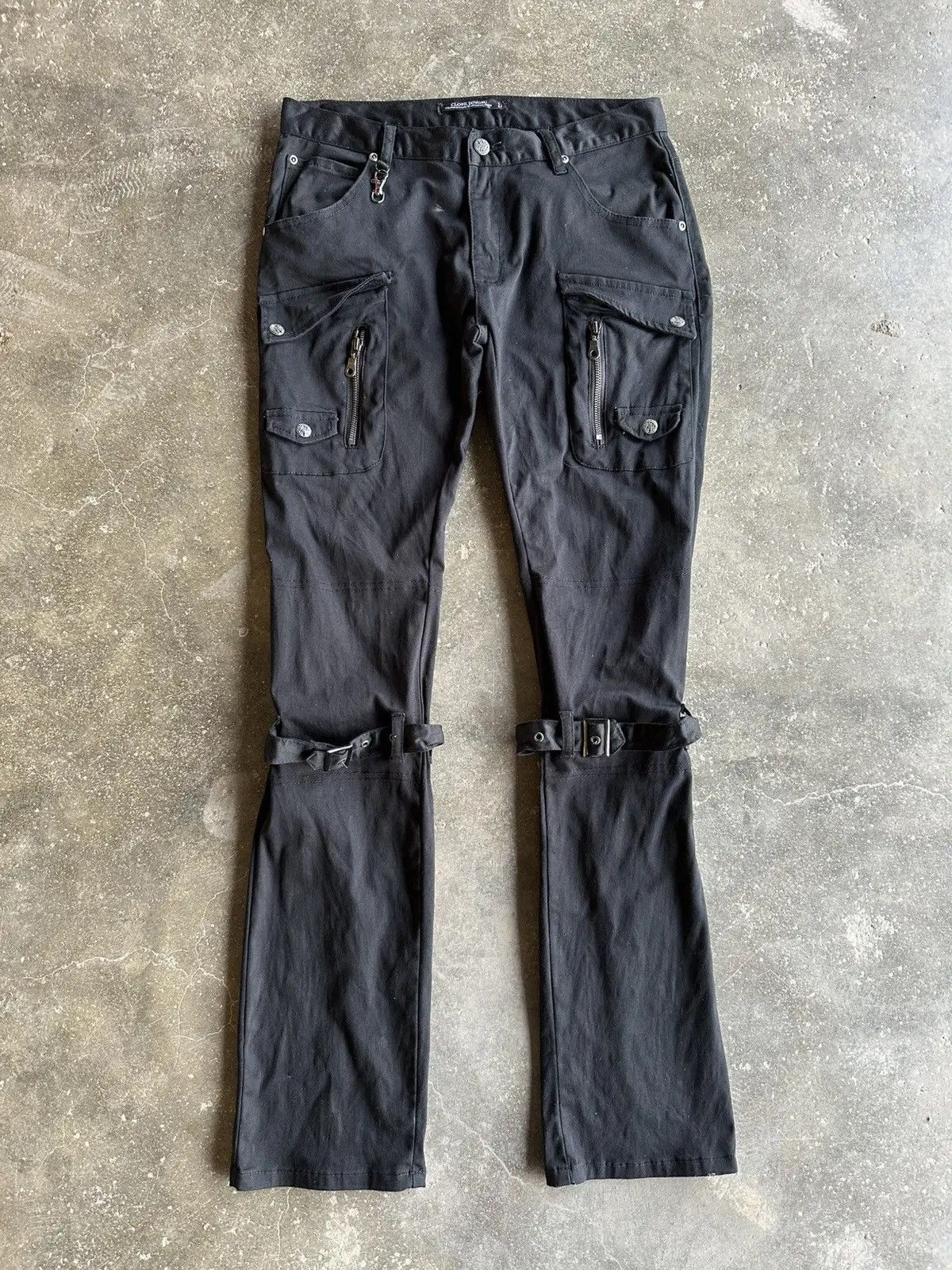 If Six Was Nine W31 L32 🔥 BONDAGE VINTAGE CLONE DEVGRU TROUSERS PUNK PANTS Size US 31 - 3 Thumbnail