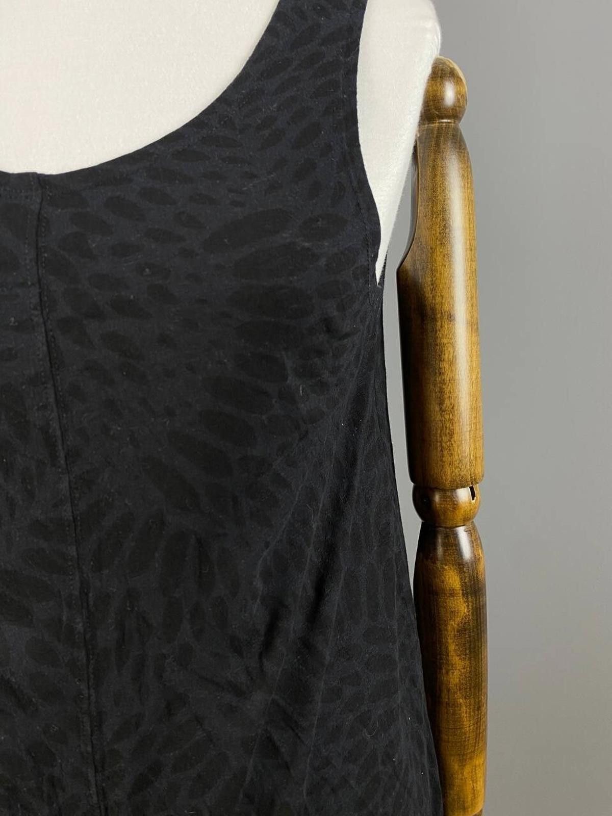 Designer Gudrun Sjoden Black Relaxed Tunic Blouson Dress Size S Size S / US 4 / IT 40 - 5 Thumbnail