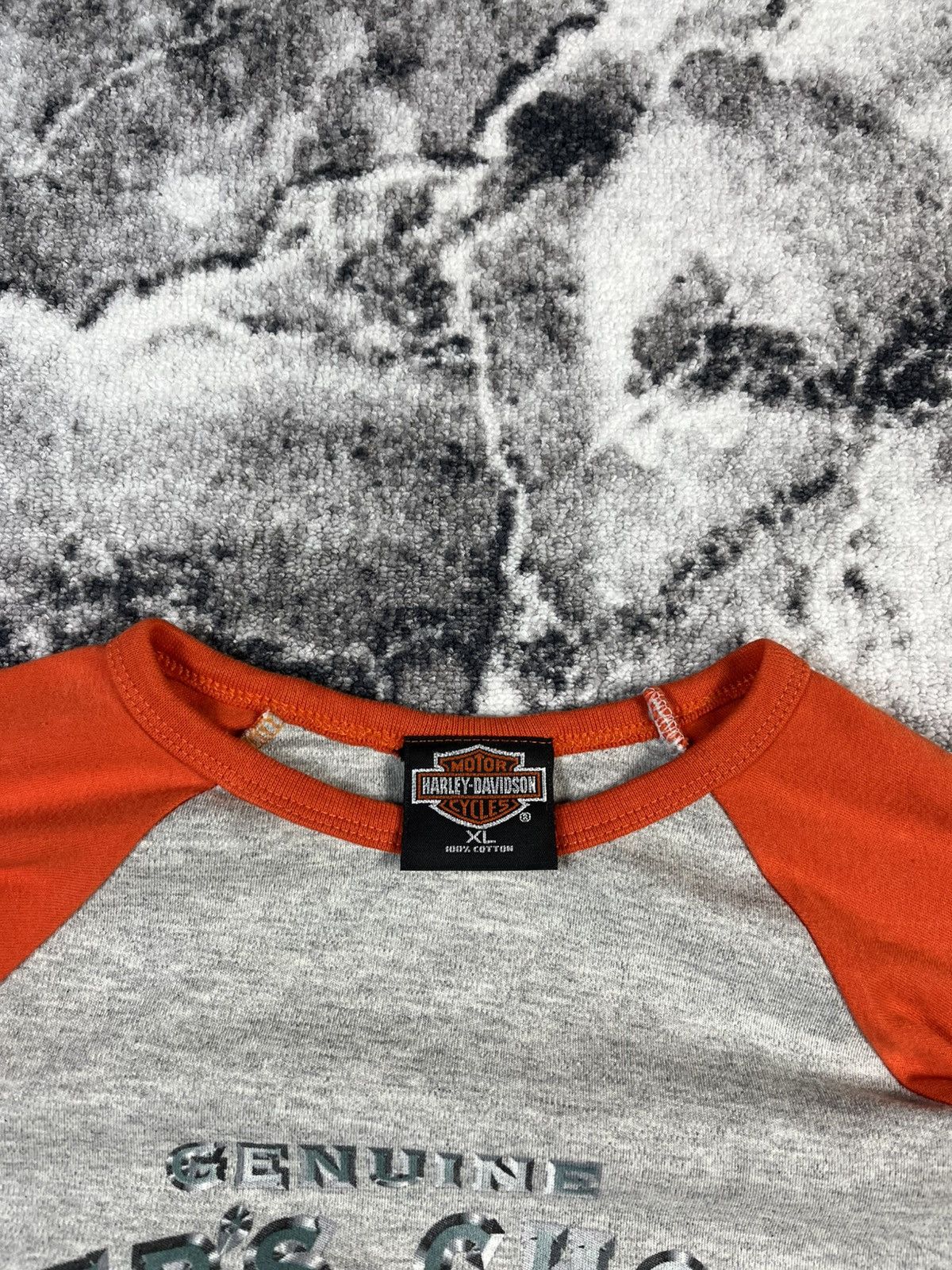 Harley Davidson Vintage Harley-Davidson Raglan Tee – 1996 Size US XL / EU 56 / 4 - 7 Thumbnail