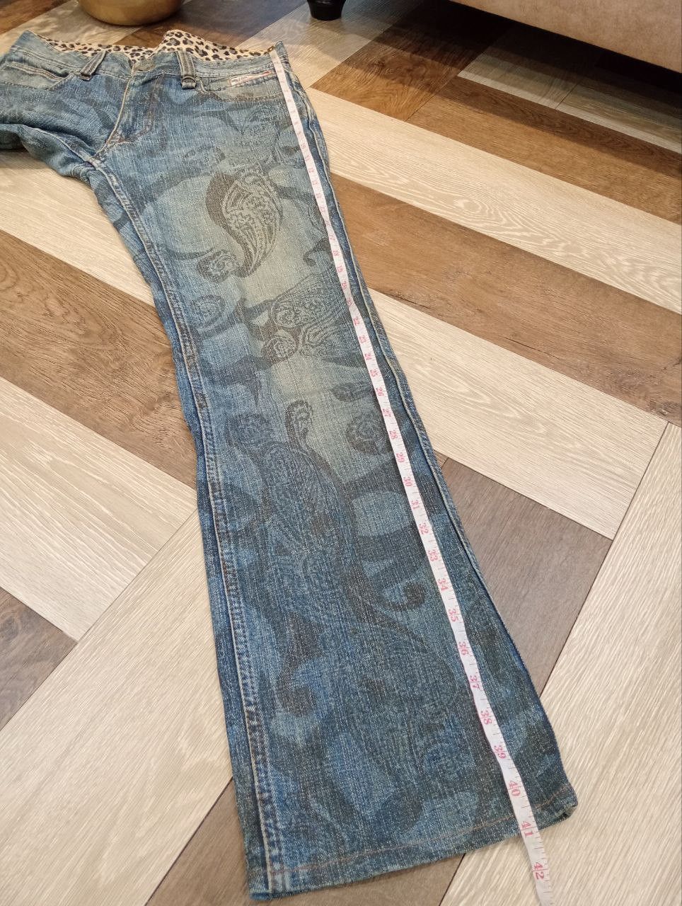 Nicole Club JAPANESE NICOLE CLUB FOR MEN PAISLEY JEANS Size US 33 - 16 Thumbnail