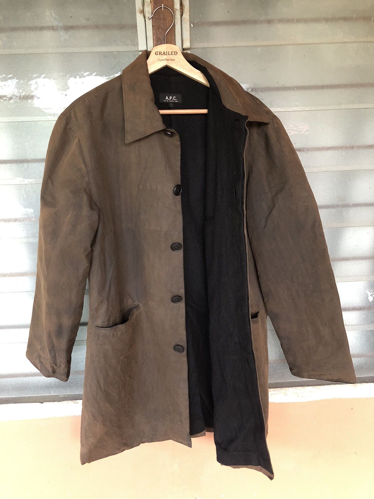A.P.C. Vintage APC Men’s Waxed Jacket Size US M / EU 48-50 / 2 - 3 Thumbnail