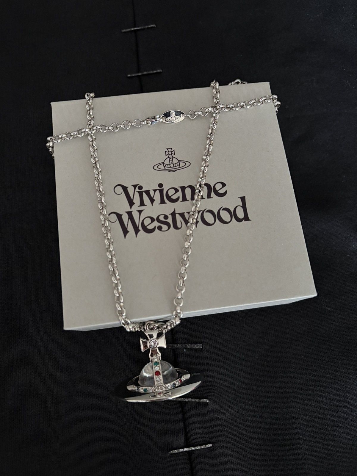 Vivienne Westwood Small Orb Necklace in Silver, Women's