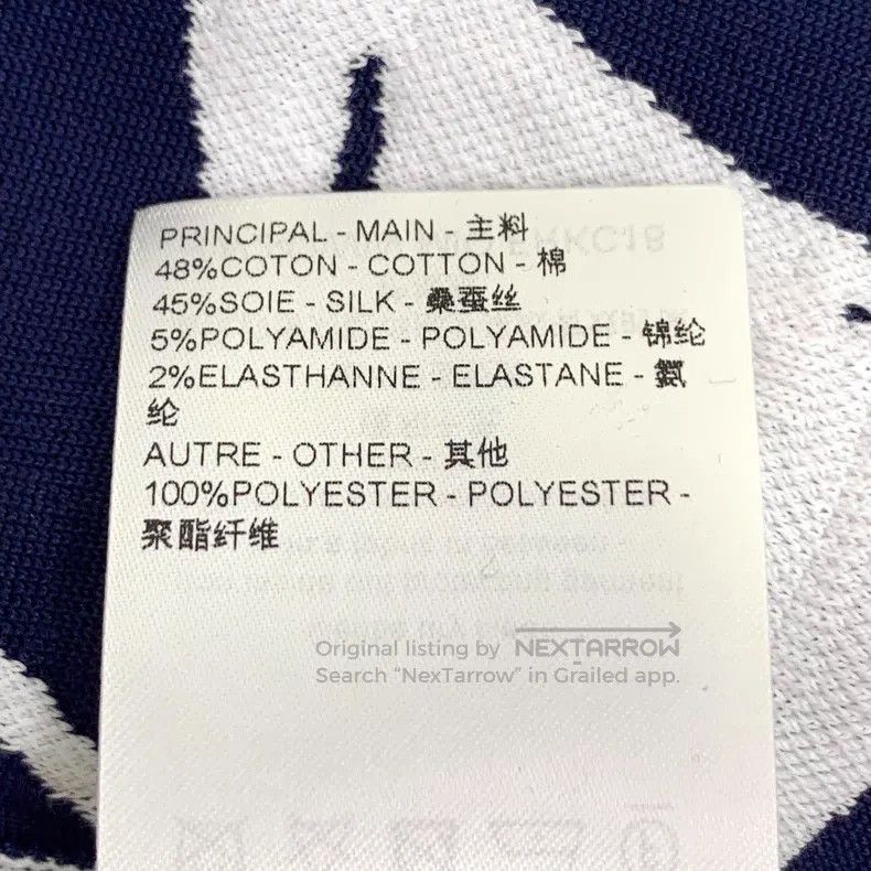 Louis Vuitton Louis Vuitton 24 color-block jacquard cotton crewneck sing Size S / US 4 / IT 40 - 9 Thumbnail