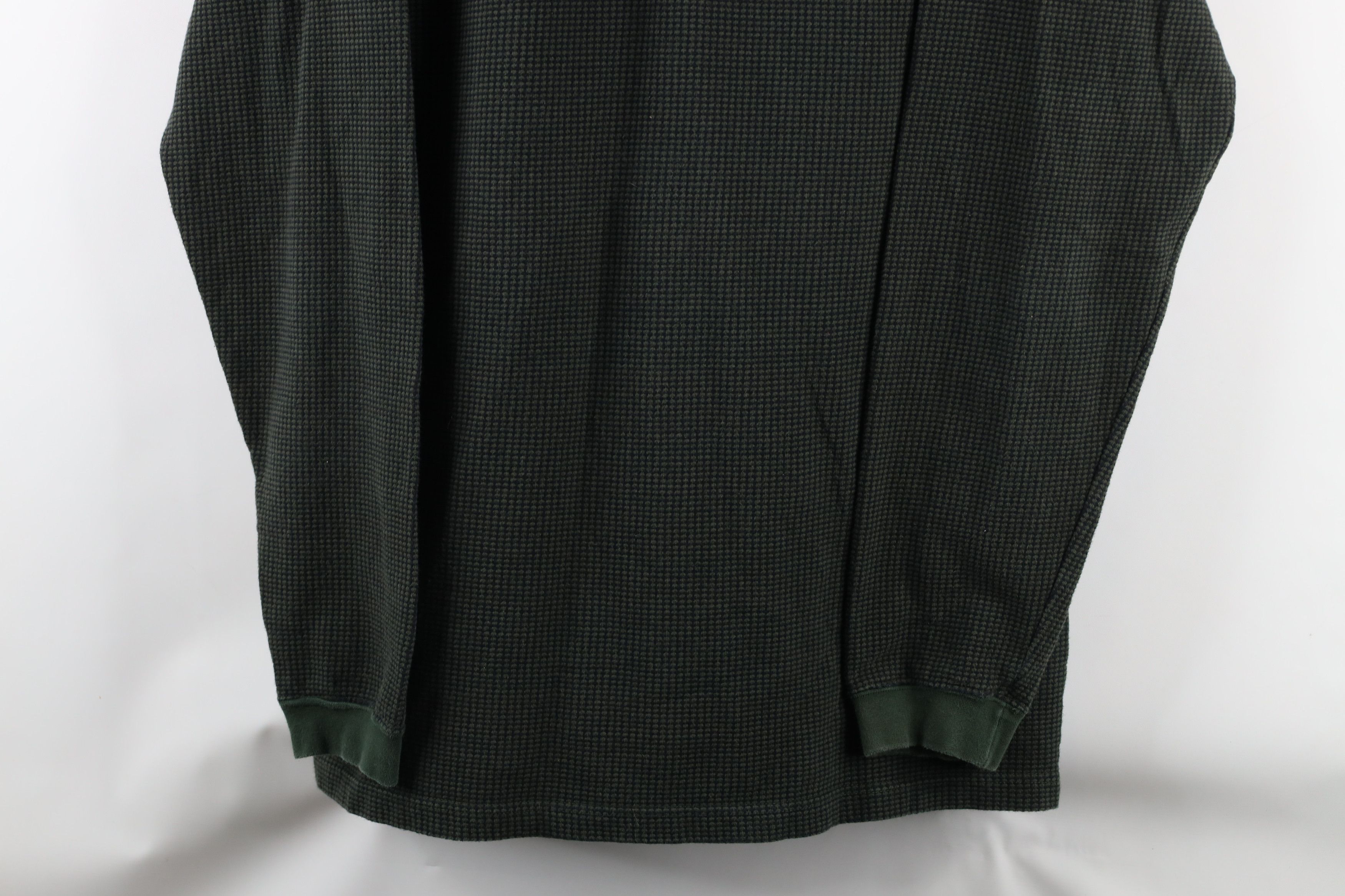 Vintage Vintage 90s Streetwear Thermal Waffle Knit Henley T-Shirt Size US L / EU 52-54 / 3 - 3 Thumbnail