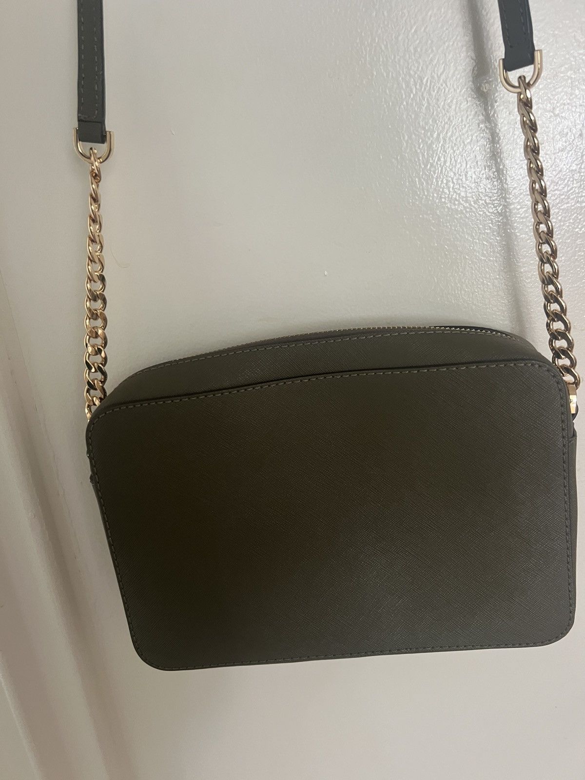 Michael Kors Michael Kors Olive Green Crossbody Bag Saffiano Leather Size ONE SIZE - 2 Thumbnail