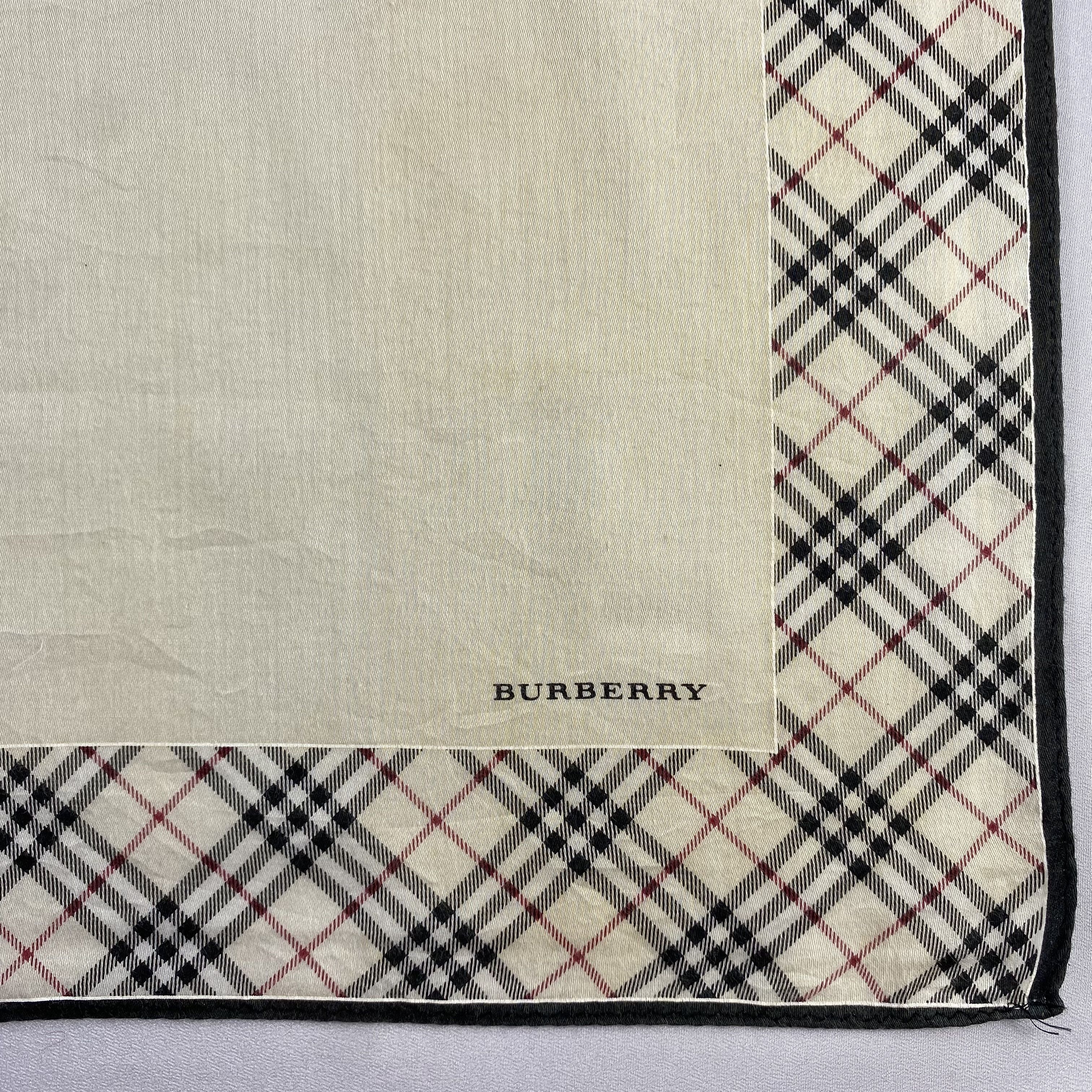 Burberry × Vintage Burberry Handkerchief / Neckerchief / Bandana-P664 Size ONE SIZE - 3 Thumbnail