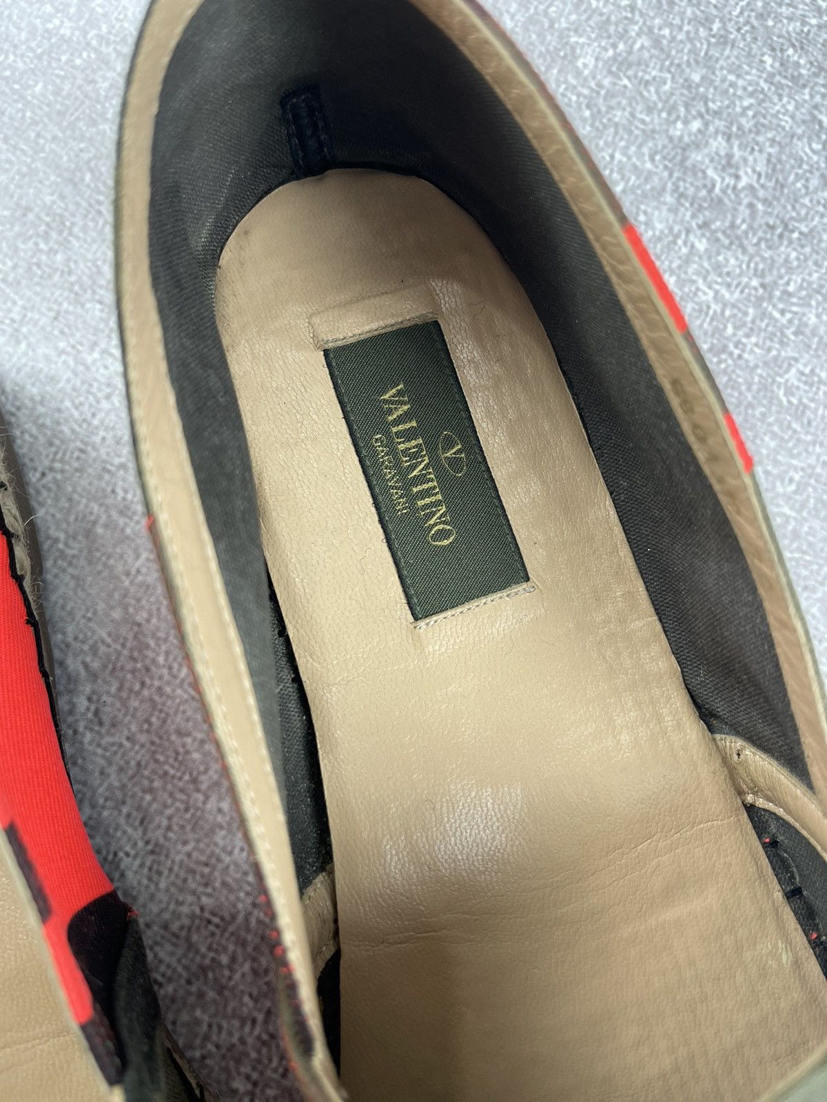 Valentino Valentino Garvani Canvas Camouflage Espadrille Slip On 39 Size US 9 / IT 39 - 9 Thumbnail