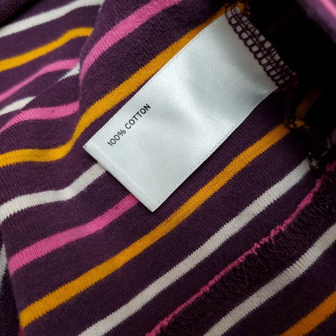 Vintage Duluth Trading Shirt Womens XS Purple Striped Long Sleeve Crewneck TEE Size XS / US 0-2 / IT 36-38 - 5 Thumbnail