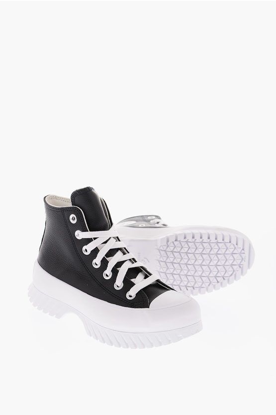 ALL STAR CHUCK TAYLOR Statement Sole Leather High Top Sneake