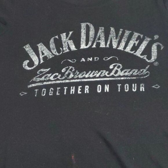 Vintage Bella Zac Brown Band #7 Concert Sz M Black SS T-shirt Size US M / EU 48-50 / 2 - 2 Thumbnail