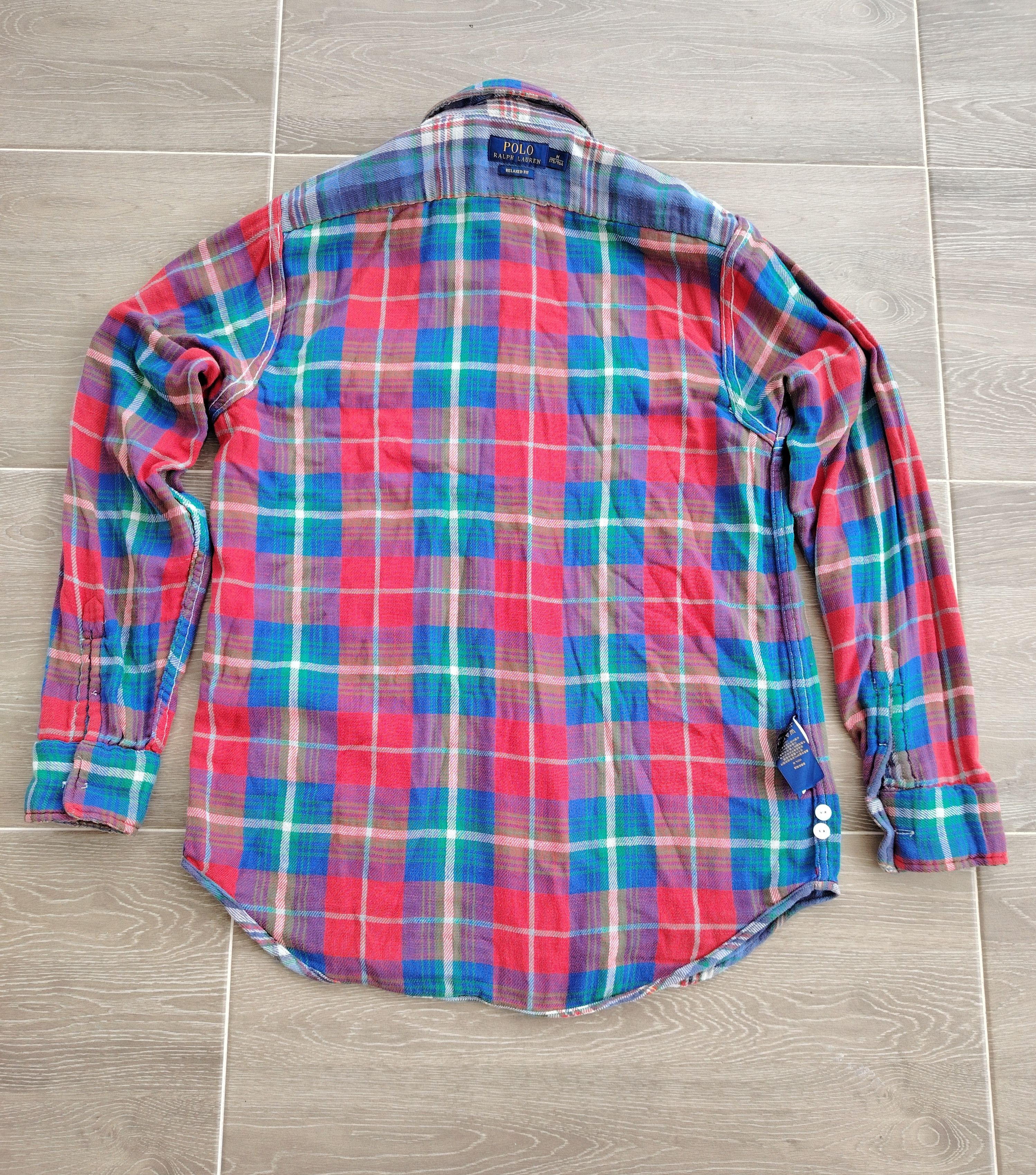 Polo Ralph Lauren Vintage Polo Ralph Lauren Reversible Flannel Shirt Size US M / EU 48-50 / 2 - 4 Thumbnail