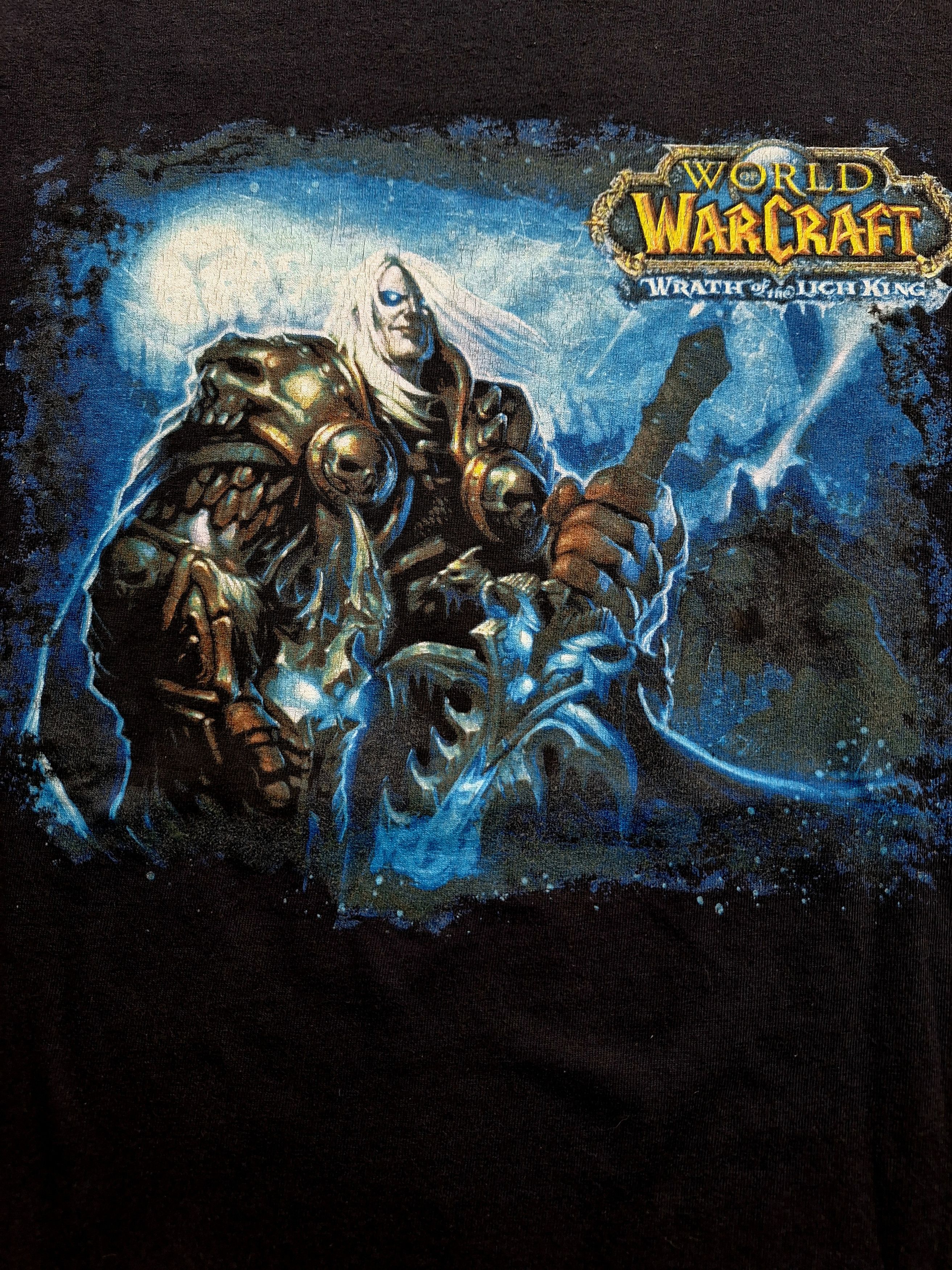 Vintage Vintage World of Warcraft Wrath of the Lich King game 2008 Size US XL / EU 56 / 4 - 2 Thumbnail