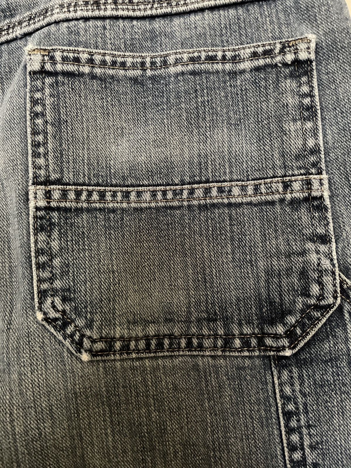 Lee × Vintage Lee Dungarees Blue Jean Denim Carpenter Shorts Jorts 33” 🔥👀 Size US 33 - 16 Thumbnail