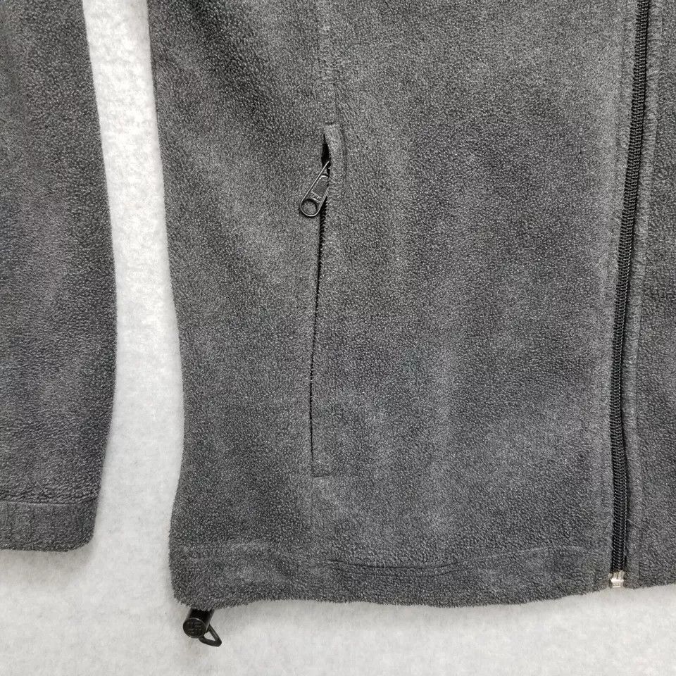 Columbia Columbia Fleece Jacket Womens Medium Gray Pockets Full Zip Size M / US 6-8 / IT 42-44 - 2 Thumbnail