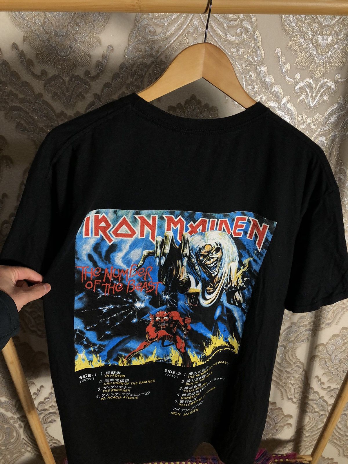 Band Tees VINTAGE IRON MAIDEN WORLD TOUR ROCK T-SHIRT METAL Y2K 90s Size US XXL / EU 58 / 5 - 5 Thumbnail
