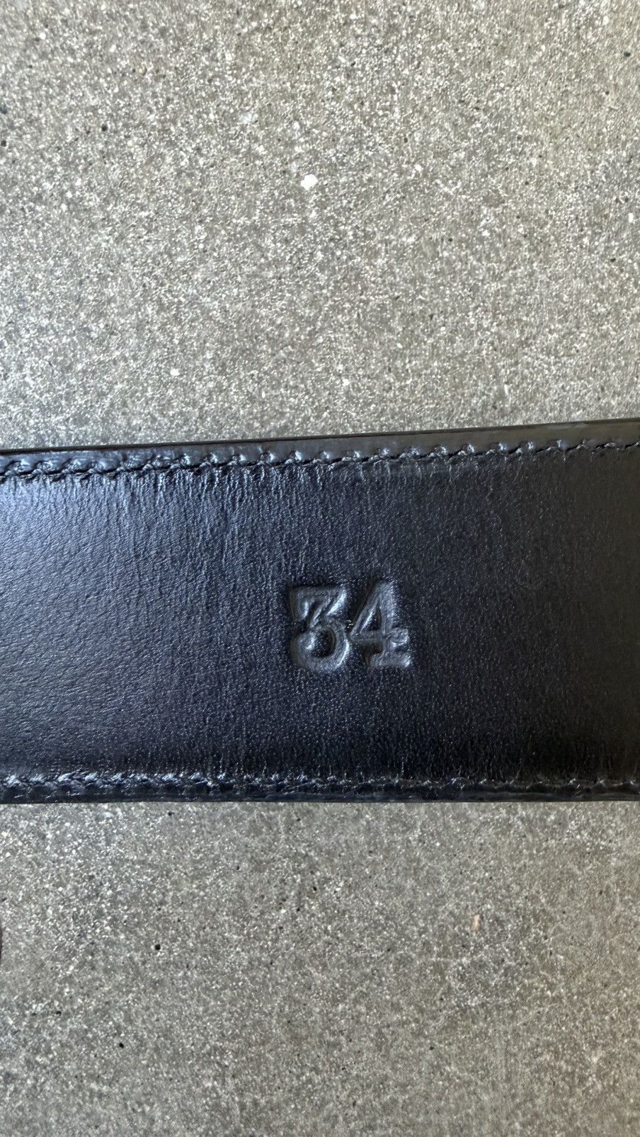 Chrome Hearts RARE! Chrome Hearts Black Leather Roller Belt Size 36 - 4 Thumbnail