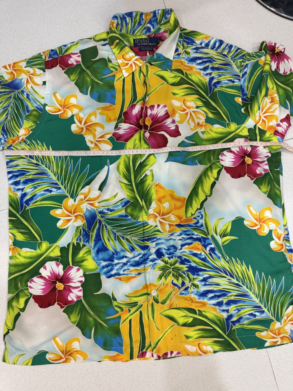 Polo Ralph Lauren 2004 Polo Ralph Lauren Hawaiian Shirt Size US XL / EU 56 / 4 - 5 Thumbnail