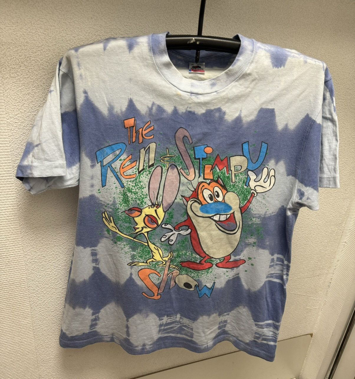 The Ren & Stimply vintage made in USA 1995 t-shirt single Xl