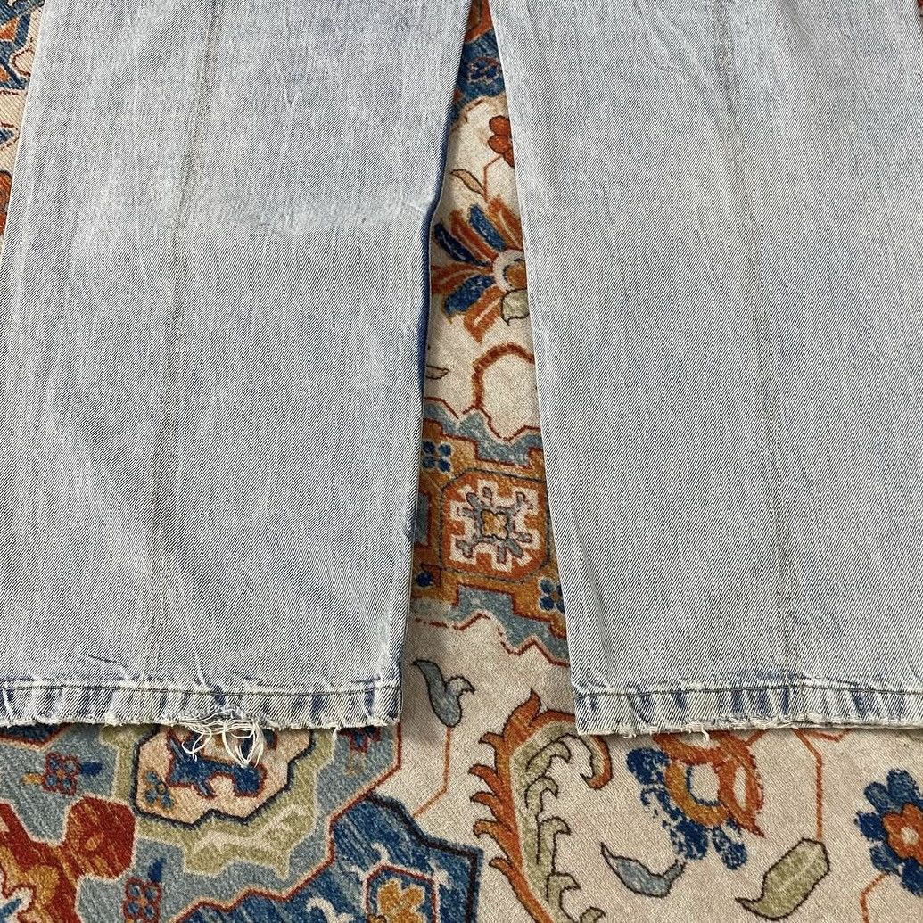 Zara Zara y2k style distressed jeans pants Size US 35 - 9 Thumbnail