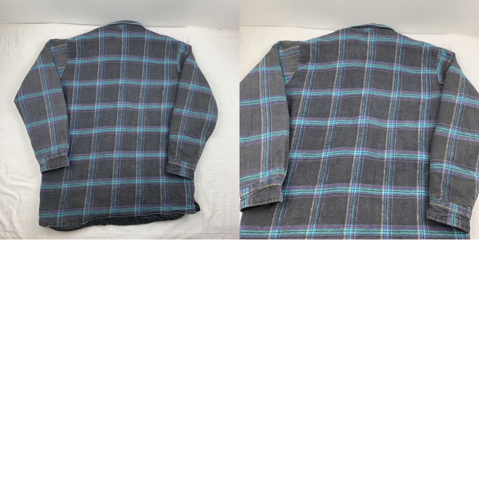 Vintage VINTAGE Coleman Flannel Shirt Mens Adult LT Gray Plaid Quilted Button-Up 90s Camping Size US L / EU 52-54 / 3 - 8 Thumbnail