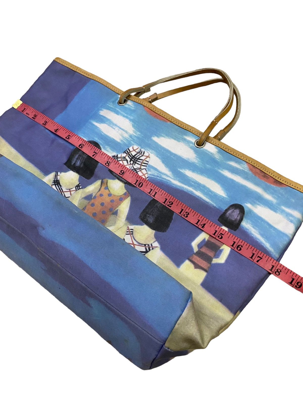 Burberry Burberry Overprint Tote Bag Size ONE SIZE - 7 Thumbnail