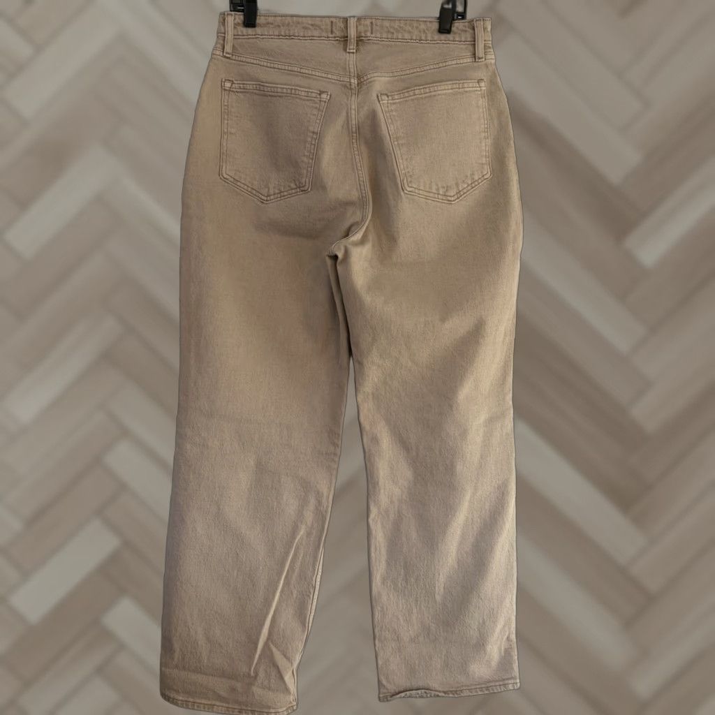 Abercrombie & Fitch Abercrombie & Fitch 90s Jeans Beige Denim Relaxed High Rise Waist size 31 Size 24" / US 00 / IT 34 - 1 Thumbnail