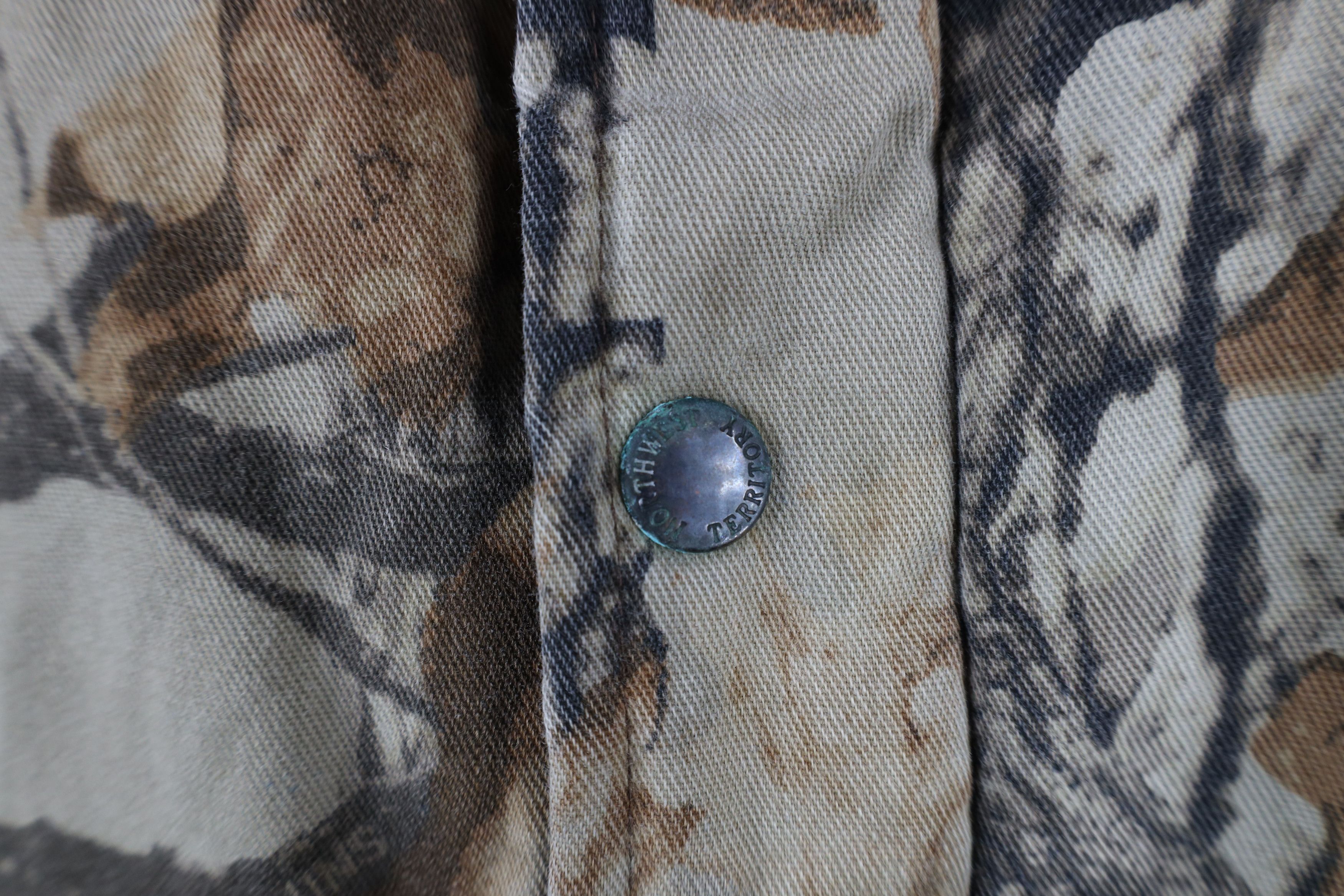 Vintage Vintage 90s Streetwear Camouflage Quilted Bomber Jacket Size US XL / EU 56 / 4 - 4 Thumbnail