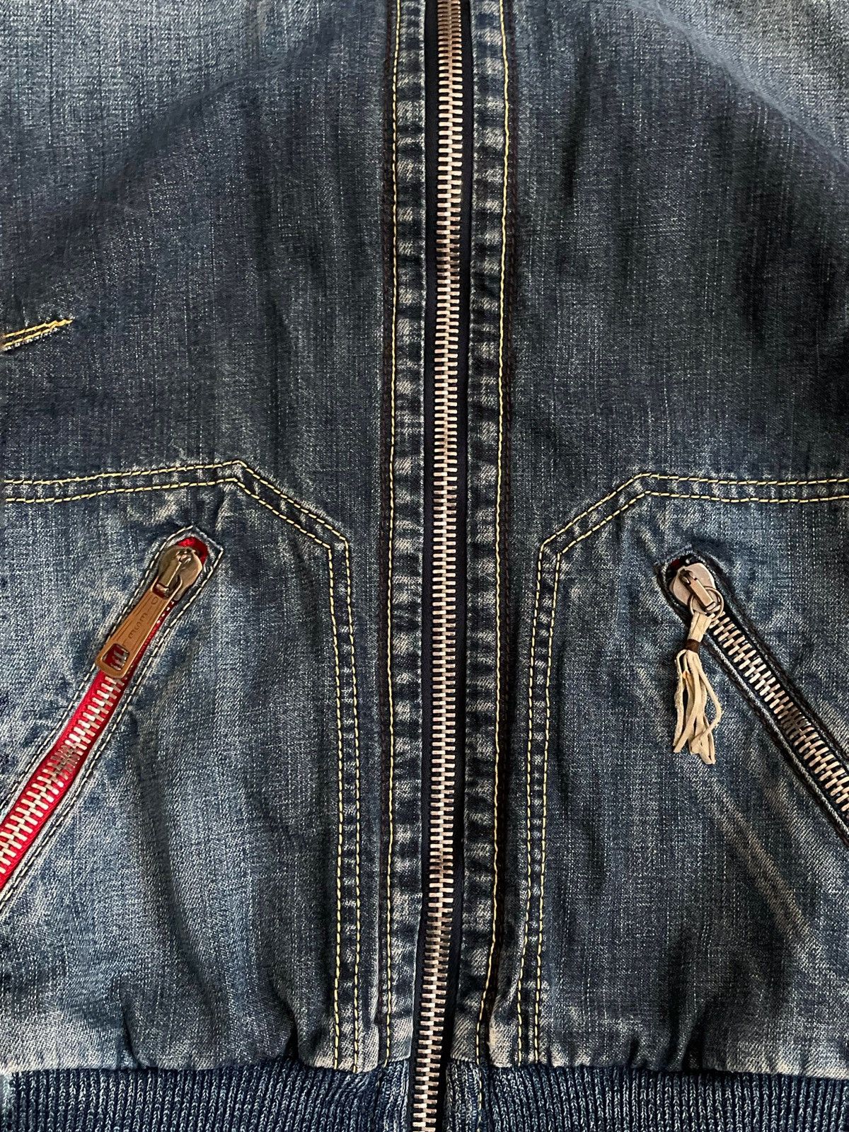 Diesel × Sample Industries Vintage Sample Diesel denim jacket 2000s Size S / US 4 / IT 40 - 6 Thumbnail