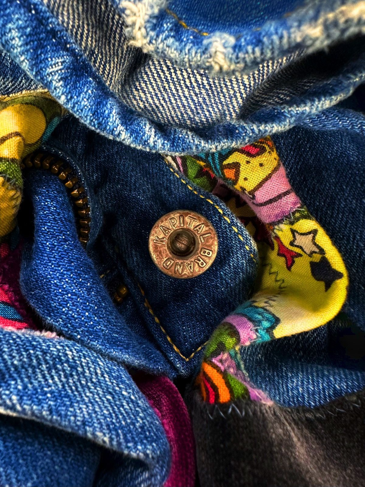 Kapital Kapital Kountry Psychedelic Oakabilly Patchwork Flared Denim Size US 30 / EU 46 - 2 Thumbnail