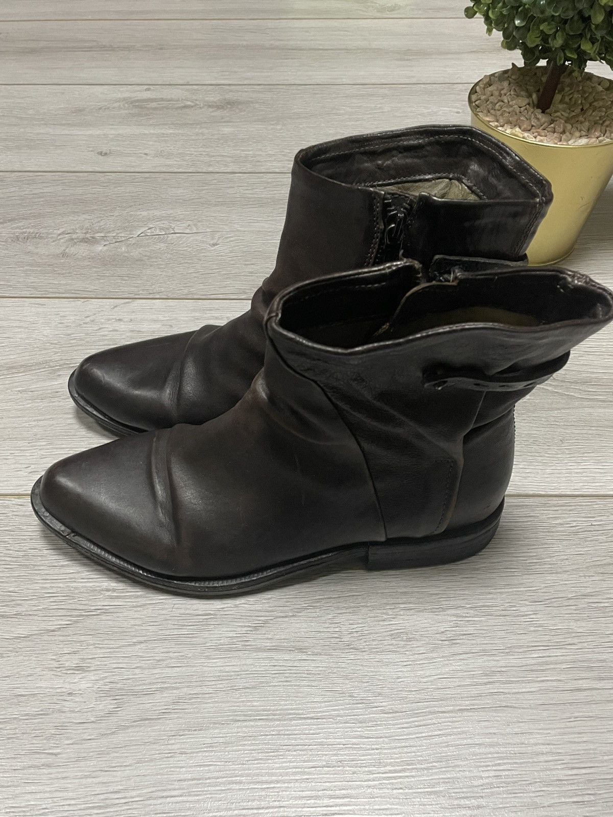 A.S.98 AS98 Airstep Distressed Leather Engineered Boots eb0 Size US 9 / IT 39 - 7 Thumbnail