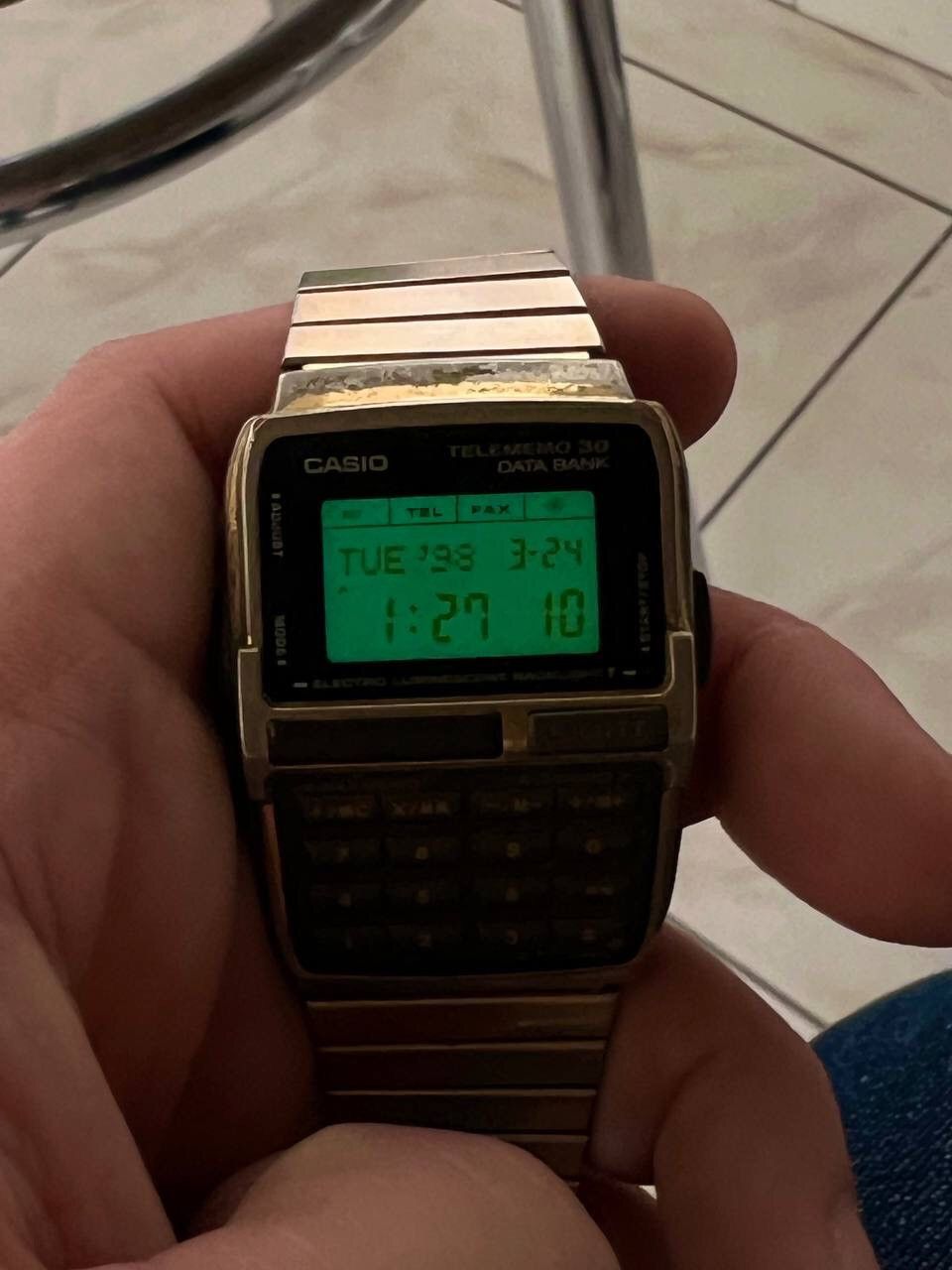 Casio × Japanese Brand RETRO CASIO DATABANK TELEMEMO 30 CALCULATOR SUPER RARE 90s Size ONE SIZE - 4 Thumbnail