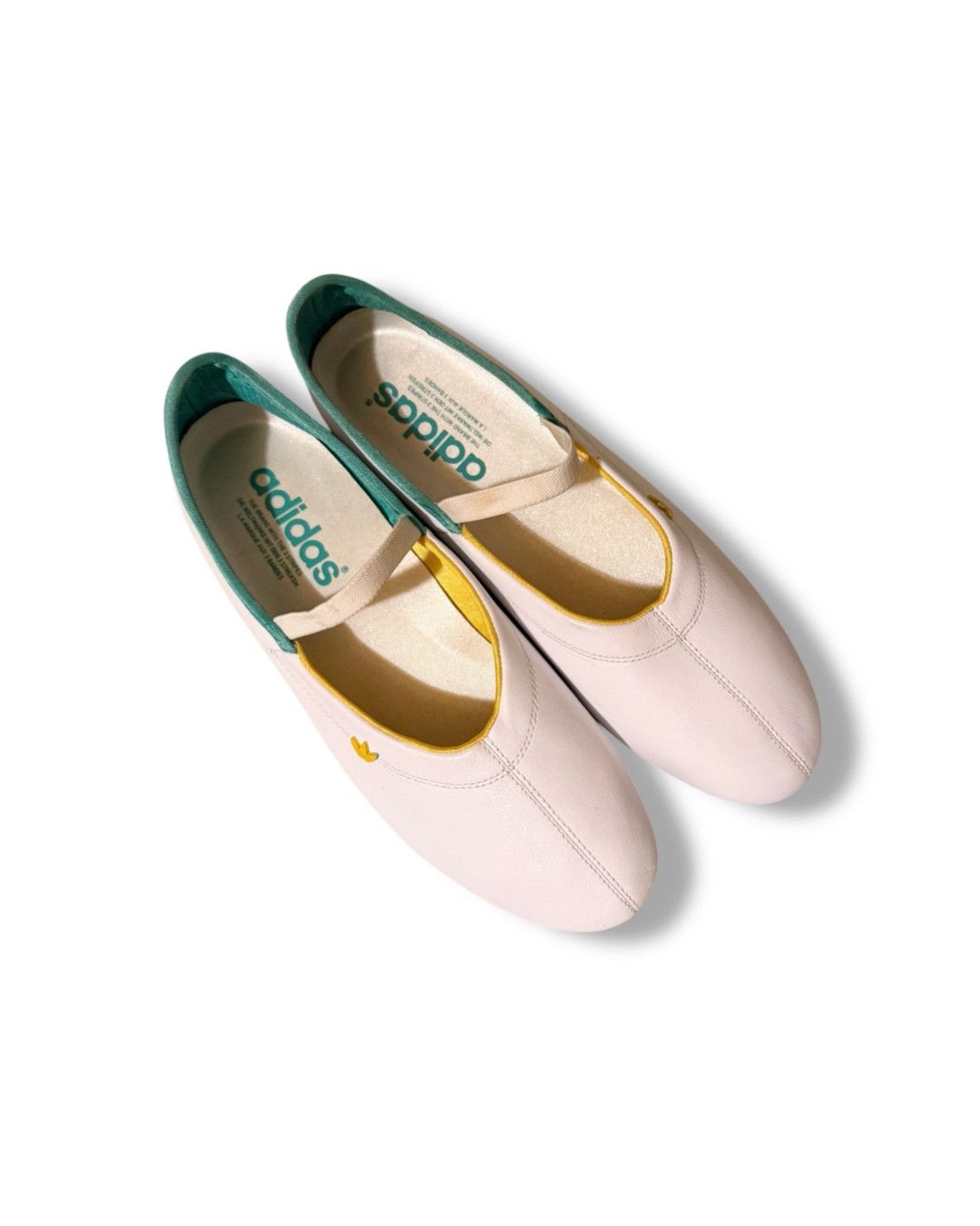 Adidas Iconic Adidas Vintage Ballet Flats Sneakers White 00s Size US 9 / IT 39 - 3 Thumbnail