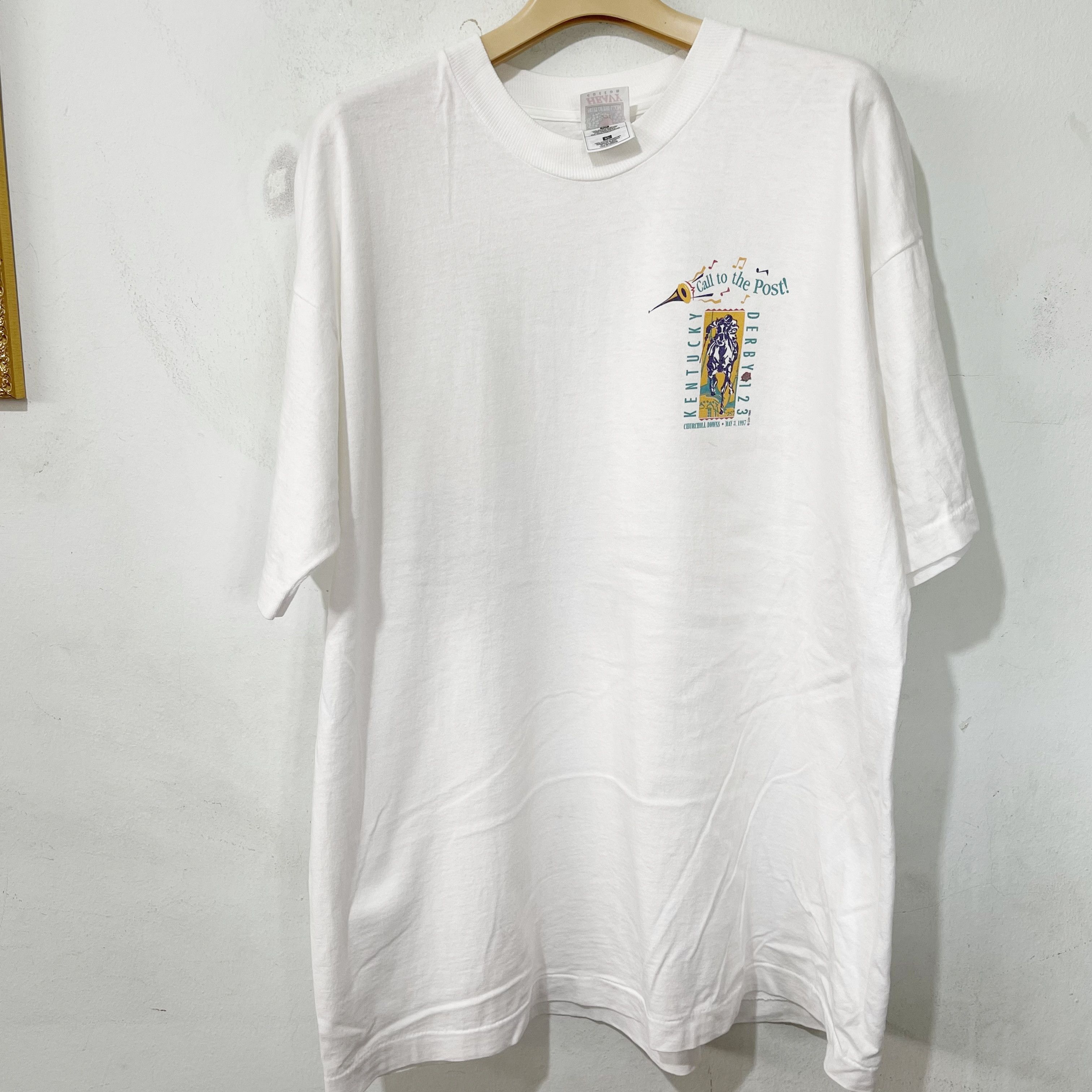 Vintage Vintage 1997 Kentucky Derby T-Shirt Size US XL / EU 56 / 4 - 4 Thumbnail
